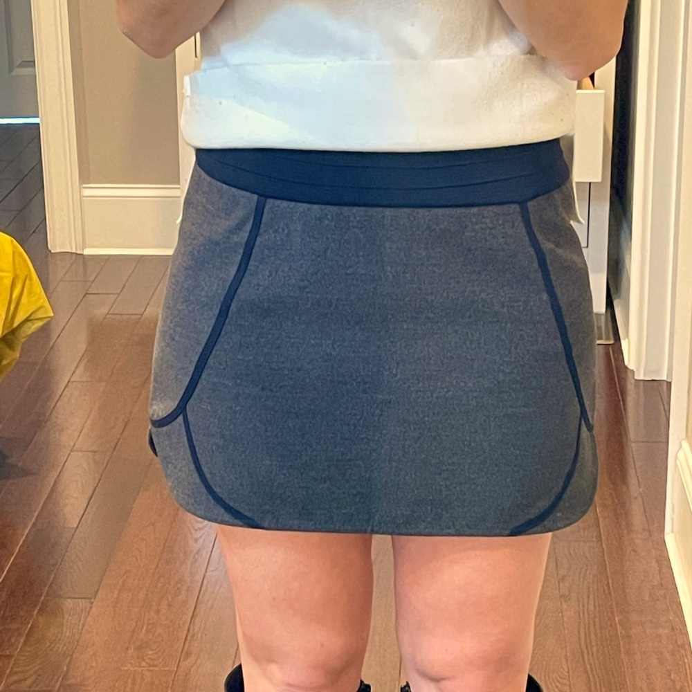 Zara gray mini skirt size M